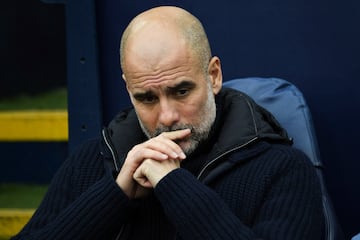 Pep Guardiola sufrió mucho ante el Everton. 