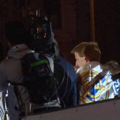 A Piqué y al Atlético: los cánticos del Madrid en Cibeles