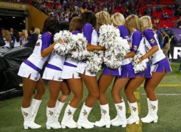 Cheerleaders de los Minnesota Vikings.