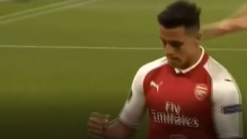 ¿Lo habías visto? El magistral gol que Alexis anotó en la Europa League con Arsenal