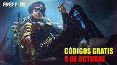 Free Fire | Códigos de hoy lunes 9 de octubre de 2023: recompensas gratis