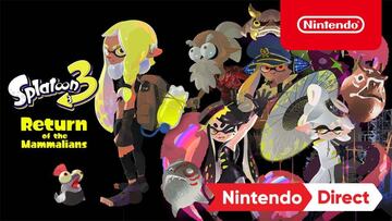 Splatoon 3 salpica con un nuevo tráiler; tendrá modo historia y llegará en 2022