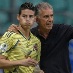 Queiroz: "La situación de James es difícil, lo queremos ayudar"