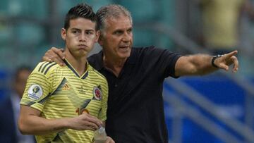 Queiroz: "La situación de James es difícil, lo queremos ayudar"