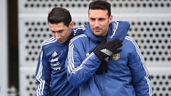 Scaloni: "Valoro que Di María quiera estar en la Selección"