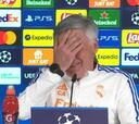 Se quedó así y hasta tartamudeó: la pregunta que más ha descolocado a Ancelotti en mucho tiempo