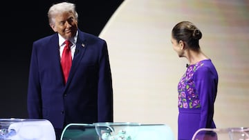 El presidente de Estados Unidos fue cuestionado sobre la inclusividad de la Copa del Mundo de 2026 y sus políticas migratorias y Gianni Infantino respondió por él previo al sorteo.