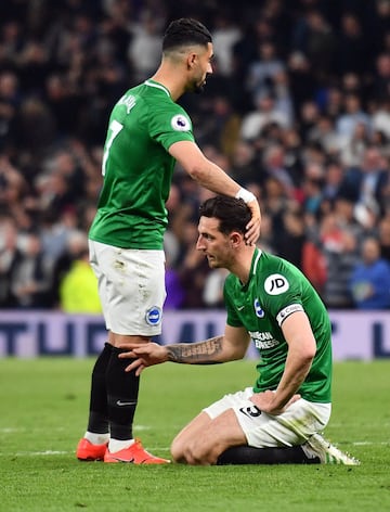 Tottenham venció al Brighton en la fecha 33 de la Premier League. El gol lo anotó Christian Eriksen en el minuto 88'. 