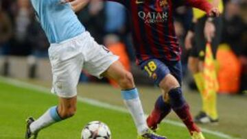 Jordi Alba, contra el City