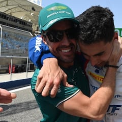 “Alonso me ayuda mucho”