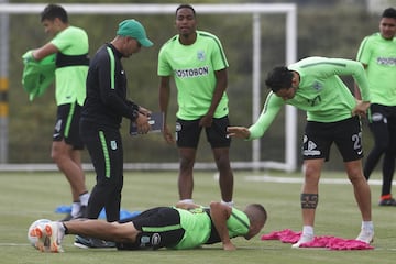 Atlético Nacional se prepara para enfrentar a Bucaramanga en el estadio Atanasio Girardot de Medellín, por la fecha 8 de la Liga Águila 2018 II.