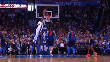 Un pique de cracks: matazo de Embiid en la cara de Westbrook y mirada clavada en sus ojos