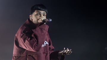 El cantante Milo J durante un concierto en el Movistar Arena, a 19 de enero de 2025, en Madrid (España). Milo J es rapero, cantante y compositor, que en 2021 sacó su primera canción, ‘Tus vueltas’ y en 2023 su EP debut y su primer disco de estudio, llamados ‘511’ y ‘111’, respectivamente. Su segundo álbum, ‘166’, salió a la luz en 2024.
19 ENERO 2025
Ricardo Rubio / Europa Press
19/01/2025