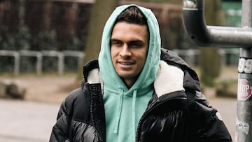 Rafael Santos Borré, en concentración con Werder Bremen.