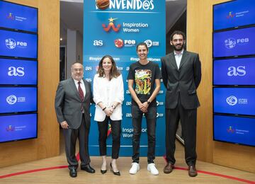 Alfredo Relaño, Nathalie Picquot, Alba Torrens y Jorge Garbajosa. 