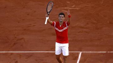 Djokovic beat Stefanos Tsitsipas in five sets: 6-7, 2-6, 6-3, 6-2, 6-4 to win his second Roland Garros title and take his total Grand Slam wins to 19.