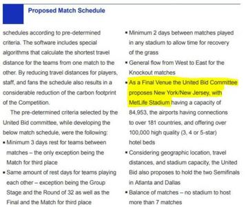 &quot;Como sede final, el Comotpe propone a Nueva York/Nueva Jersey con el Estadio MetLife&quot;