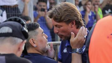 Empate decepcionante en el duelo entre Maradona y Heinze