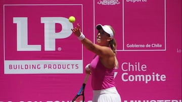 La tenista nacional tuvo un s&oacute;lido debut en el ITF 60 mil d&oacute;lares de Chicureo.