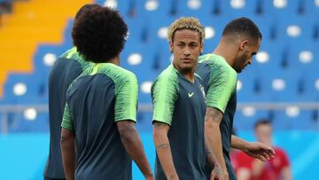 Neymar debuta hoy ante Suiza. 