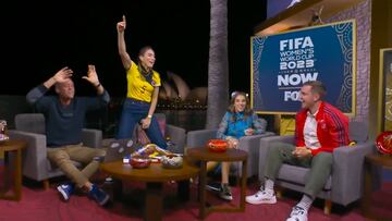 La exjugadora de la Selección y analista de Fox Sports USA reaccionó de esta manera con el golazo de Manuela Vanegas ante Alemania.