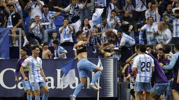 Málaga 2-1 Sporting: resumen, goles y resultado