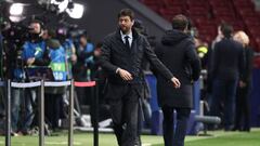 Soccer Football - Champions League - Round of 16 First Leg - Atletico Madrid v Juventus - Wanda Metropolitano, Madrid, Spain - February 20, 2019  Juventus chairman Andrea Agnelli before the match    REUTERS/Sergio Perez