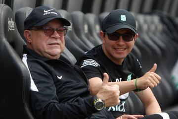 Fotos del entrenamiento de Nacional en el Atanasio Girardot acompañado de su afición.