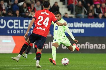 4-2. Lamine Yamal recibe el balón en el balcón del área. El canterano suelta un latigazo con la zurda para poner el esférico en la escuadra izquierda de Sergio Herrera. Minuto 88 de partido.