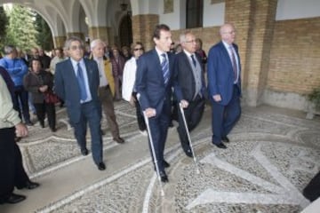 Ignacio Zoco ha recibido hoy el último adiós de sus familiares, amigos y personalidades del fútbol en el entierro celebrado en Pamplona.
Emilio Butragueño.