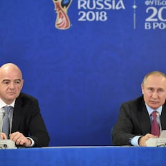 Infantino: "Rusia está preparada para albergar el Mundial"