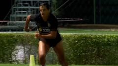 El exigente entrenamiento físico de Alexis junto al Inter