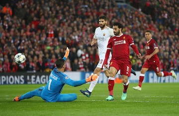 2-0. Mohamed Salah marcó el segundo gol.