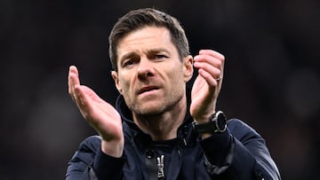 Xabi Alonso durante el partido de Bundesliga contra el Eintracht.