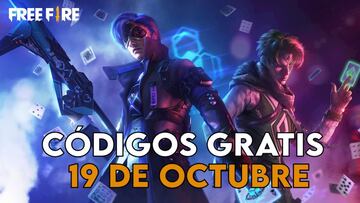 Free Fire | C車digos de hoy mi谷rcoles 19 de octubre de 2022: recompensas gratis