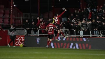 02/02/26 PARTIDO SAEGUNDA DIVISION JORNADA 24
MIRANDES - MALAGA
SEGUNDO GOL CARLOS FERNANDEZ PENALTI 2-1 ALEGRIA