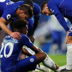 Hudson-Odoi se lesiona: rotura del tendón de Aquiles