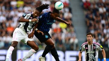 Khephren Thuram-Ulie remata de cabeza.