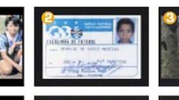 el brasileño, en privado. 1. En las categorías inferiores del Gremio. 2. Su carnet de la Escuela de Fútbol del Gremio. 3. Campo de fútbol donde jugaba de pequeño en Brasil. 4. Explicando su conocido gesto de celebración 5. Jugando con sus dos perros. 6. Junto a su madre, en su casa de Barcelona.