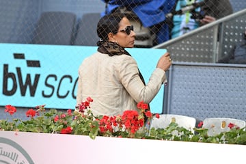 Claudia Rodríguez en el Mutua Madrid Open.