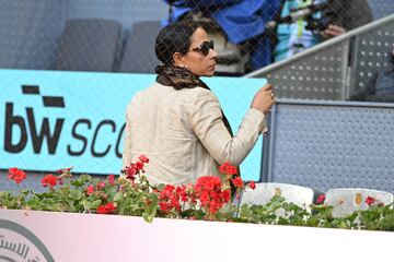 Claudia Rodríguez en el Mutua Madrid Open.