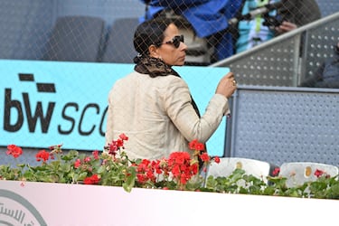 Claudia Rodríguez en el Mutua Madrid Open.