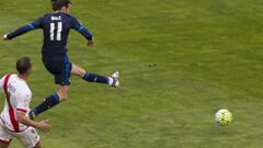 Gareth Bale scores the winner against Rayo Vallecano