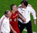 Heynckes: "La lesión de Ribéry no parece grave"