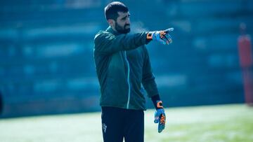 Riesgo durante un entrenamiento con el SD Eibar.