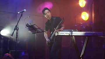 Akira Yamaoka durante una actuación en Novosibirsk (Rusia) el pasado 2019