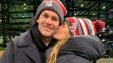 Gisele Bündchen celebra una vez más la llegada de Tom Brady y los Patriots a la Super Bowl.