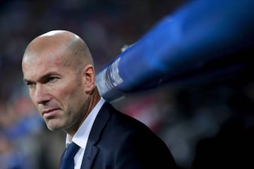 Real Madrid coach Zinedine Zidane.