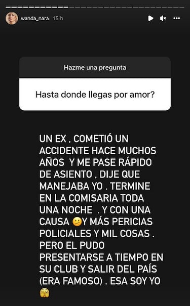 Wanda Nara confiesa la locura que hizo por amor: “Terminé en la comisaría”