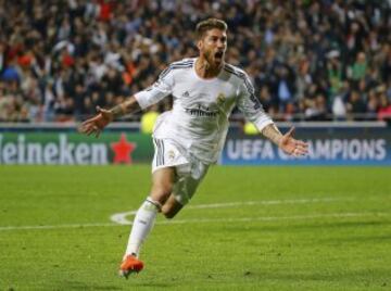 El gol del empate lo marcó Sergio Ramos. 1-1